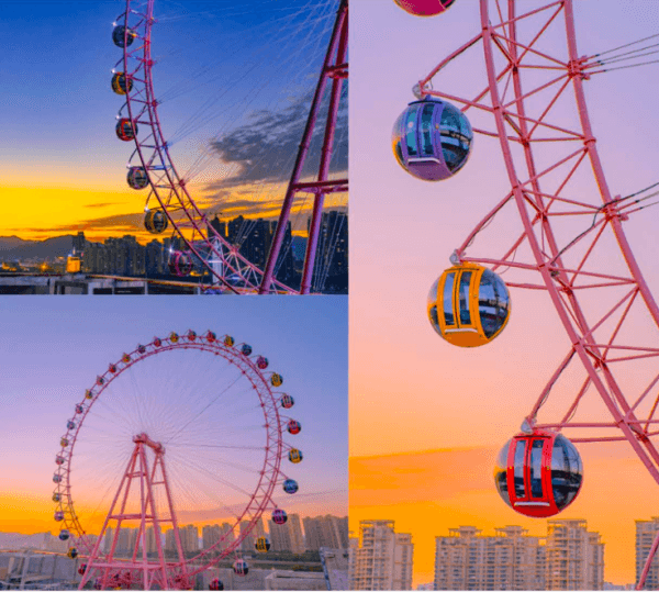 Heyuan 68m ferris wheel